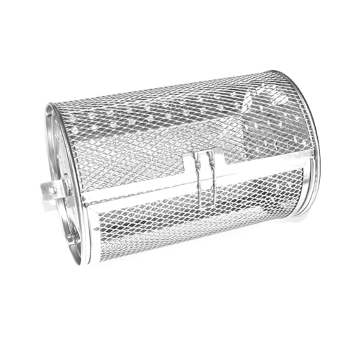 Panier à frites en acier inoxydable Namvo cage grillée rotative 12x18 cm