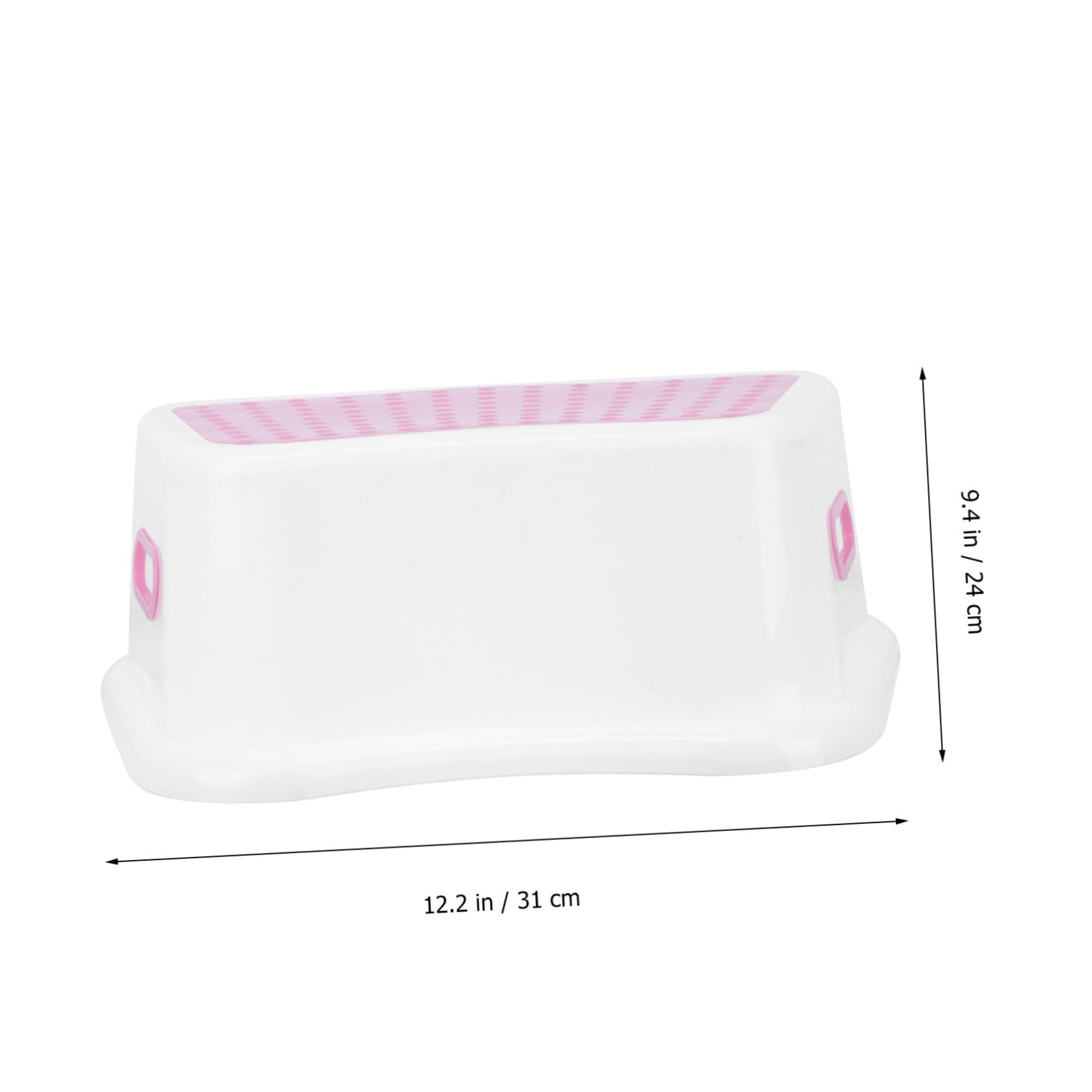 PRETYZOOM Portable Easy-Clean Plastic Toilet Stool Heighten Squatting Stool Non-Fading Structure