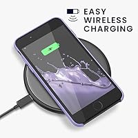 kwmobile Handyhülle für Apple iPhone SE (2022/2020) / iPhone 8/7 Hülle - Case Silikon - Kabelloses Laden - Schutzhülle Cover in Lavendel – Ansicht 5