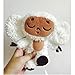 Hanyyj Juguetes De Peluche Cheburashka Lindo Juguete De Peluche Mono De Ojos Grandes con Ropa Muñeca Suave Anime Bebé Niños Dormir Apaciguar Juguetes para Niños 20 Cm