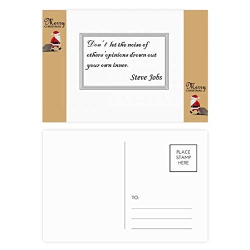 Cartes de remerciement Père Noël lot 20 correspondance