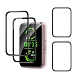 Carantee 2 Pièces Verre Trempé pour Samsung Galaxy Fit 3 Verre, Couverture 3D Vitre Protection, Anti Huile, Anti Rayures, 0,15mm Tactile sensible, HD sans bulles Samsung Fit 3 protection écran