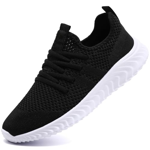 Mens Running Shoes Tennis Walking Sneakers Gym Workout Slip On Athletic Fashion Sports Lightweight Breathable Jogging Shoes