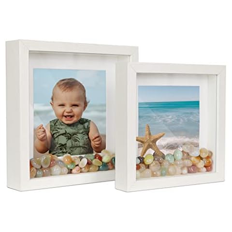 Shampsen White Shadow Box Frame Set Cover