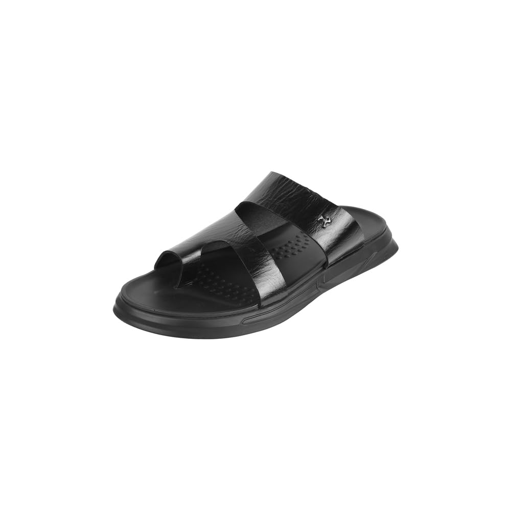Mochi Men Black Leather Casual Slip-on Sandal UK/9 EU/43 (16-976) (B0DGQFG3SJ) Amazon Price History, Amazon Price Tracker