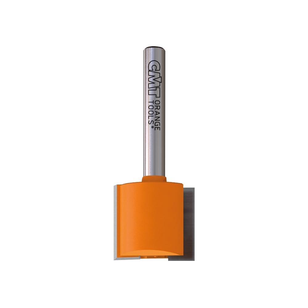 Fresa recta Hm CMT de gran diametro 22mm y corte de 20mm con mango de 6mm Grigio