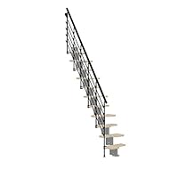 Algopix Similar Product 3 - Arke Oak30Xtra Black 2nd Side Railing