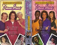 Jenny Craig Personal Fitness Collection: 3 VHS Set: Let's Get Moving; Let's Tone Up and Let's Get Started (3 VHS set NEW factory sealed)