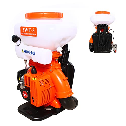 Pulverizador de gasolina, depósito de 5 l, 2,13 kW, cobertura de 12 m, capacidad de llenado, pulverizador de motor, pulverizador de jardín, pulverizador contra malas hierbas para agricultura y jardín Cover