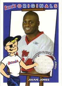 2004 Topps Bazooka Originals Jersey #BOJJ Julius Jones NFL Football Trading Card