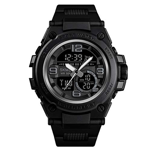 Preisvergleich Produktbild LHTE Stoßfest Digital-Uhren, Digitaluhr Männer, Call Reminder, Fernaufnahme, Bluetooth-Funktion Motion Detection Uhren für Männer,1