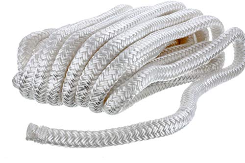 image for Seachoice Double-Braid Nylon Dock Line w/Eye Splice, Pre-Shrunk, Heat 