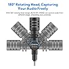 BOYA Microphone for iPhone, BY-M100D External Omnidirectional Mic Phone Audio Video Recording, Easy Plug&Play Mic for YouTube/Vlogging/Podcast for iPhone/iPad #2