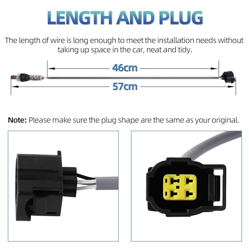 AUTOSTARSHIP Oxygen Sensor 234-4587, 2 Pack 4-Wire Heated O2 Sensor Compatible with Dodge Ram Dakota Durango Neon, Jeep Wrangler TJ Grand Cherokee Liberty, Mitsubishi Raider by AUTOSTARSHIP - Image 2