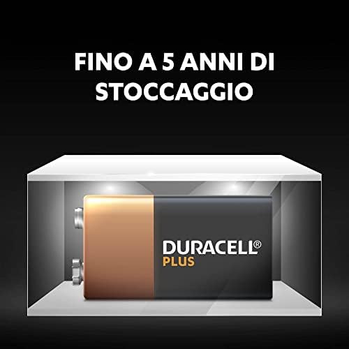 Duracell | Plus Power Alkaline Batteries | 9V/PP3 2pk