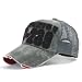 ililily Distressed Vintage Pre-curved Mesh Baseball Cap with Adjustable Strap Snapback Trucker Hat - 440-5