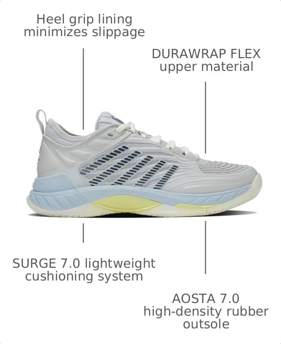 Image of K-Swiss Women's Hypercourt Supreme 2 Tennis Shoe