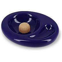 Chacom - Blue Ceramic Ashtray for 1 Pipe