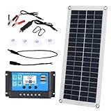 Paneles Solares | 18v Alta Eficiencia Portátil Impermeable | Panel Solar para Hogar con Controlador De Carga | para Casa Coche Camping Senderismo Viajes al Aire