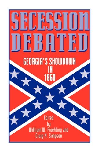 Secession Debated: Georgia's Showdown in 1860