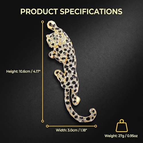 Image of Animal Brooch for Men Vintage Metal Wildlife Lapel Pin Suit Jacket Badge Fashion Accessories for Men