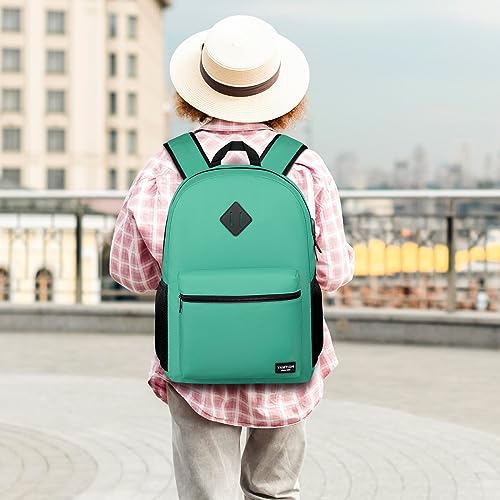 Sac à dos d'école vert 43,2 cm idéal pour les cours au lycée