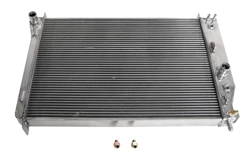 3 Row Radiator Fits 1997-2004 Chevrolet Corvette Base Coupe 2-Door 5.7L 350Cu. V8 C5 Z06 Polished Aluminum 24.75"×18" by DH racing - Used condition - Image 9