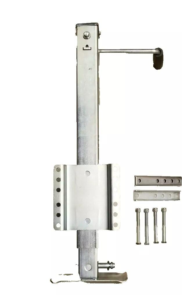 2500# Bolt on Heavy Duty Drop Leg Marine Trailer Jack with Foot