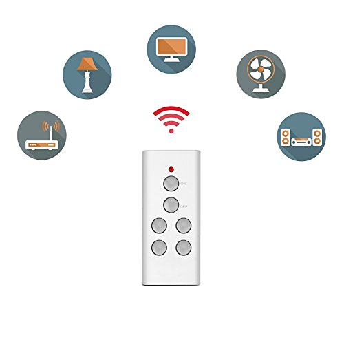 image for Finduat Wireless Remote Control Outlet Electrical Smart Switch Plugs f