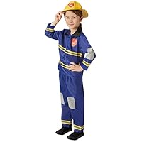 Rubies Official Fireman Fancy Dress, Children Costume ,Halloween