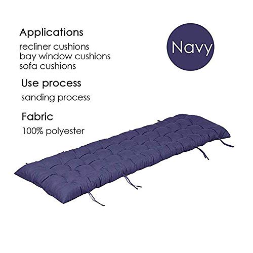 Coussin de chaise à bascule épais avec liens de fixation