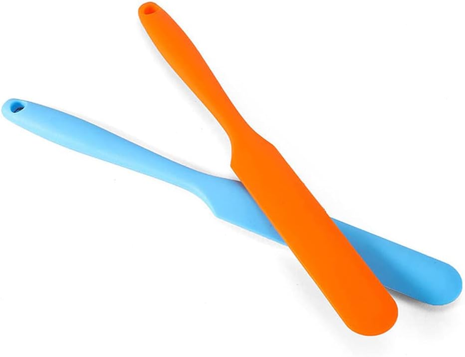 Silicone Stir Sticks Heat Resistant Cake Cream Butter Spatulas Mixing Batter Scraper Non-Stick Flexible Baking Spatula, as the picture shows