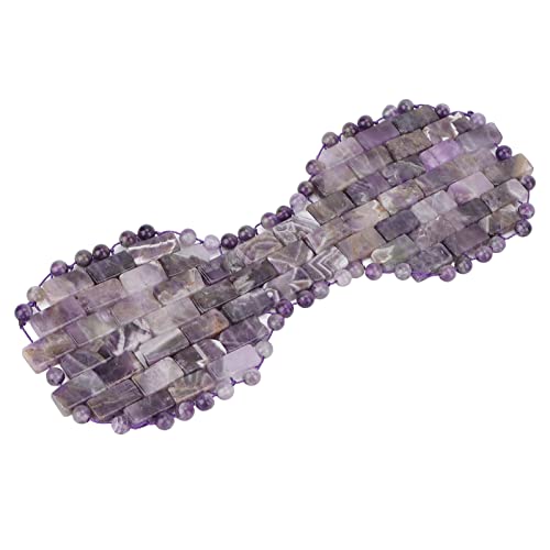 Jade Eye Mask, Amethyst Eye Pad Jadestone Eye Pad Jade Edema Improving Dark Circle Jadestone Eye Patch Fitting Comfort Eye Covers for Men Women