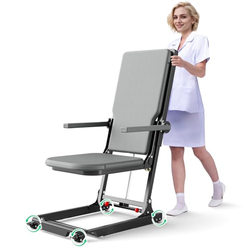Movable Electric Floor Lift Chair with 4 Wheels for Elderly ...