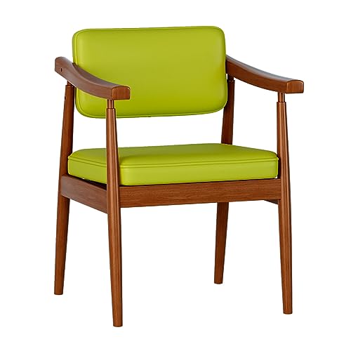 Chaise en bois de noyer pour cuisine vintage et fauteuil de détente pour la chambre