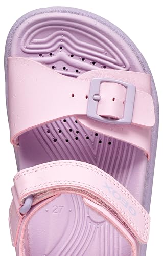 Image of Geox Madchen J Sandal Fusbetto GiSandal, Pink Lilac, 6 US