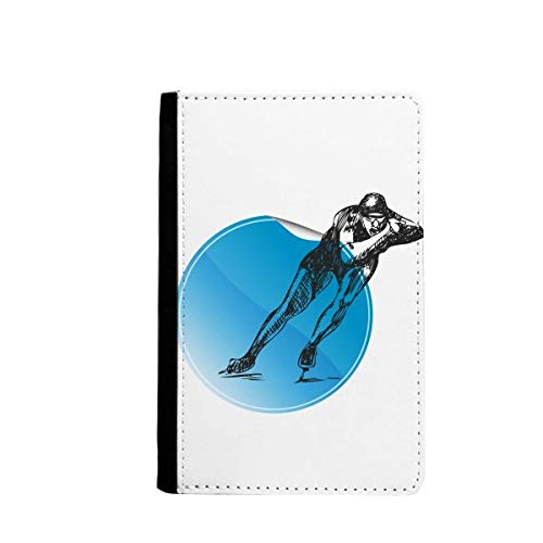 Passeport patinage bleu étui de voyage idéal pour vos compétitions d'hiver