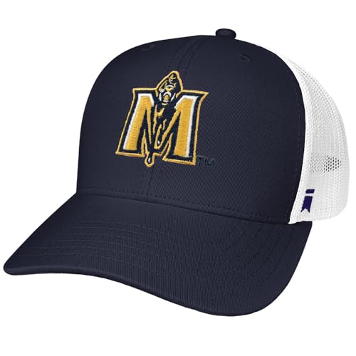 Murray State University Embroidered Primary Logo Official Collegiate Team Logo Adjustable Snapback Trucker Hat - Unisex for Men and Women, Navy