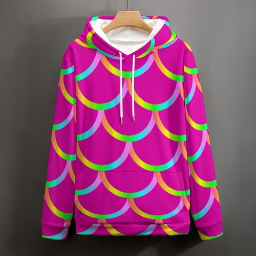 Sweats à capuche sirène rose UMENG fini les pulls ternes
