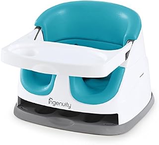 Ingenuity Baby Base 2-in-1 Seat - Peacock Blue - Booster Feeding Seat