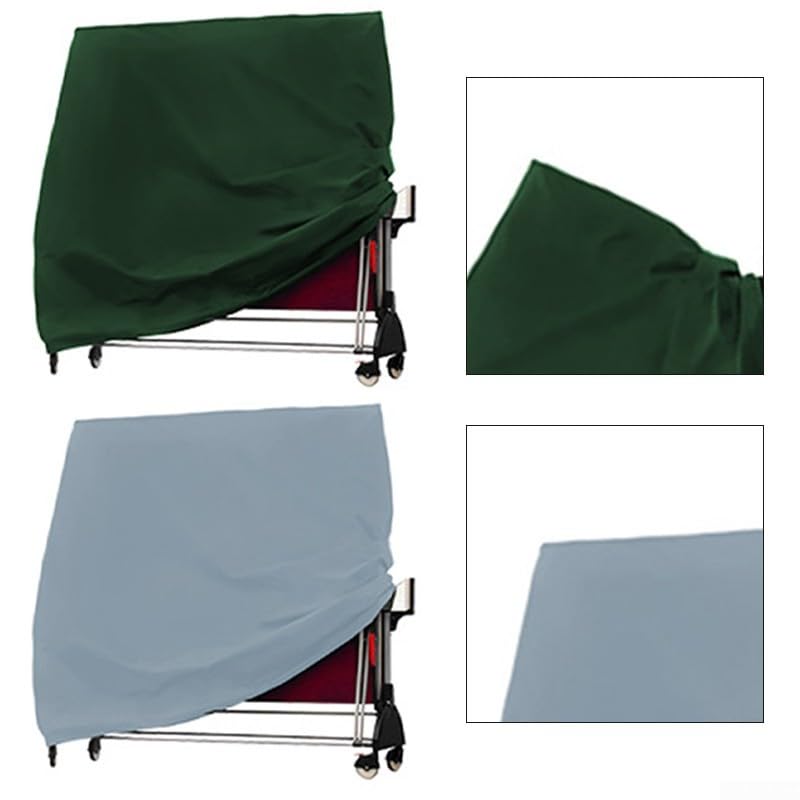 Cubierta antipolvo para mesa de tenis de mesa al aire libre Oxford 210D impermeable 165 x 70 x 185 cm