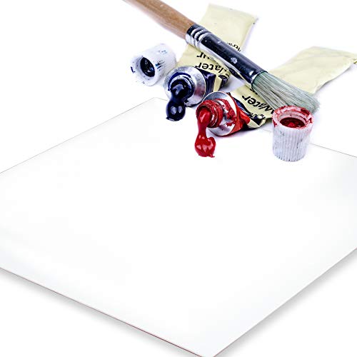 Fixsmith Painting Canvas Panels - 8X8 Inch Canvas Panel Super Value 12 Pack Canvases,100% Cotton,Square Canvas Board,Acid Free,Artist Canvas Boards For Professionals,Hobby Painters,Students & Kids. #TOP6