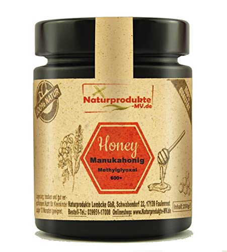Manukahonig MGO 600 (250g) 640mg/kg Methylglyoxal(MGO) (550 mg/kg MGO) Manuka Honig 400 Cover