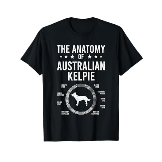 Anatomy of Australian Kelpie Dog Lover T-Shirt