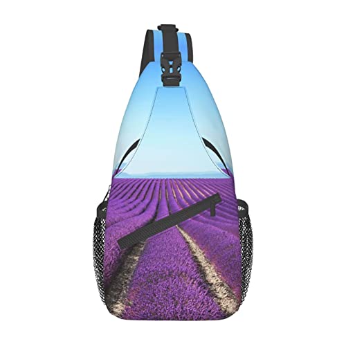 Sac à dos à bandoulière romantique lavande pour vos sorties à vélo