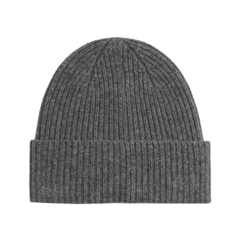 Tommy Hilfiger Flag Cashmere Beanie, czapka, szara
