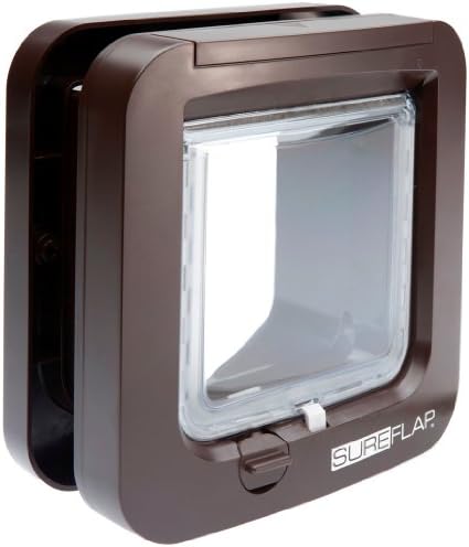 cat flap with microchip identification