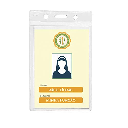 Crachá s/presilha 7x10cm abertura superior vertical C-12 1 Unidade ACP