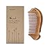 Produktbild EQLEF Fish shape Beard Comb Wooden Comb wide Tooth Green Sandalwood Pocket Comb Small Hair Comb Hair Brush by EQLEF