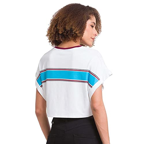 Image of Spykar Baby Cotton Blend Three-Fourth Sleeve Printed Casual Regular Fit T-Shirt for Women
